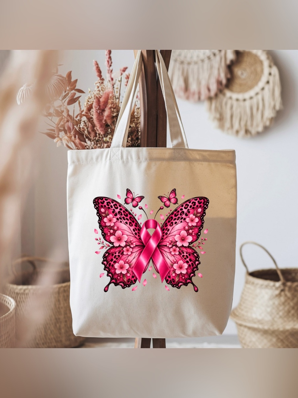 Wings Of Strength & Hope Tote Bag